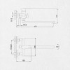 Змішувач для ванни Rizo RS30N